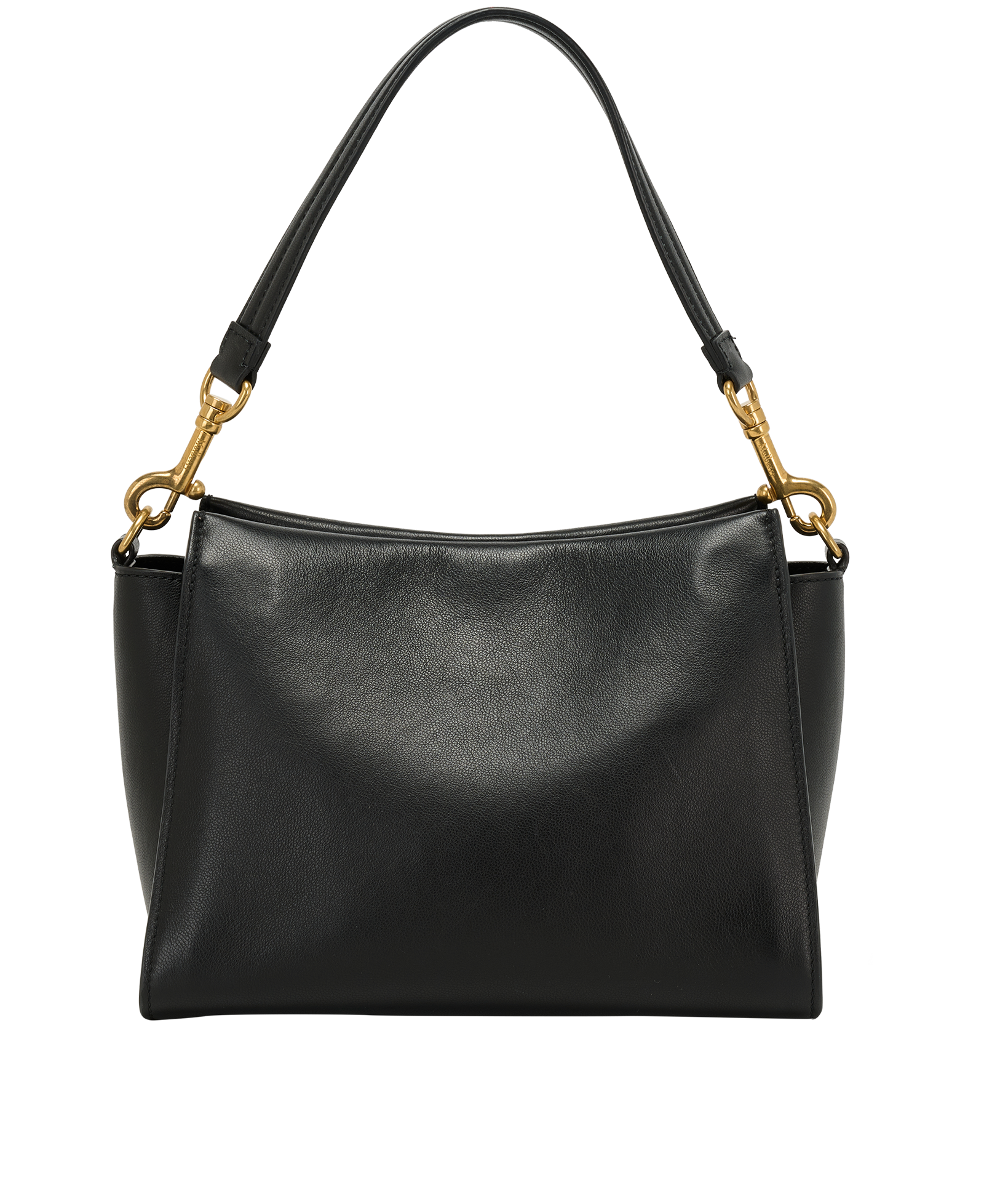 Small Shoulder Iris, &pound;550, Handbags, Black, Leather, Back view
